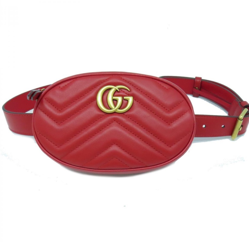 💎 ✨ STUNNING ✨💎 Fanny leather GG Mormont 28-36 waist bag - Picture 3 of 12